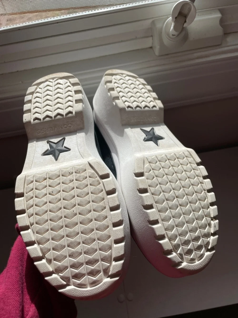 Converse Kids Black High-Top platform Canvas Sneakers